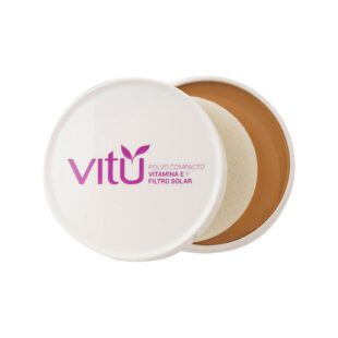 Polvo Compacto Vitu Vitamina E No.5 Cacao