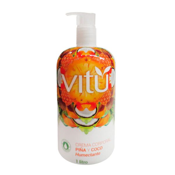 CREMA CORPORAL VITU 1000 ML PIÑA Y COCO