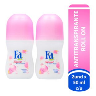 2 Desodorantes Fa Rollon Women Rose 50 Ml Precio Especial M