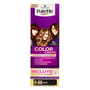 Palette Color Creme Tubo 6 - 88 Rubi Gratis Oxigenta