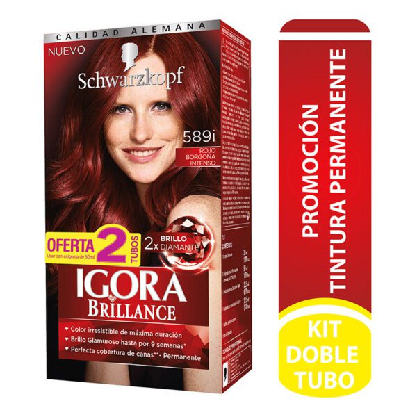 IGORA BRILLANCE D.T 5891 ROJO BORG INTEN
