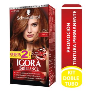 Igora Kit Brilla 757 Promoción 2 Tubos Topacio