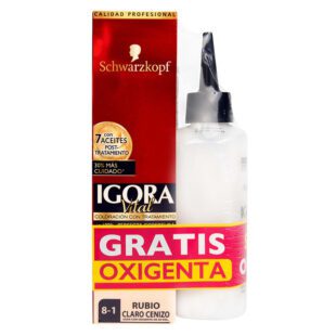Igora Vital Tubo 8-1 Rubio Claro Cenizo Oxigenta
