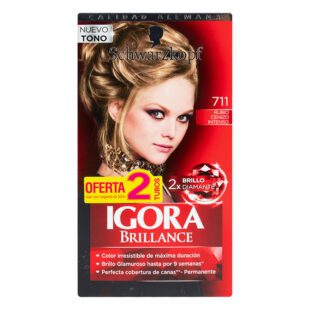 Igora Kit Brillance 711 Rubio Cenizo Dt