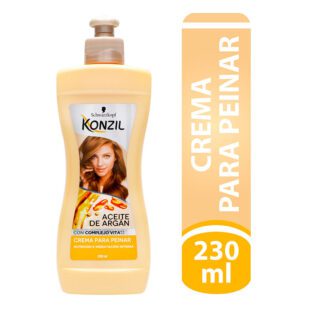 Crema Para Peinar Konzil Aceite De Argán 230 Ml
