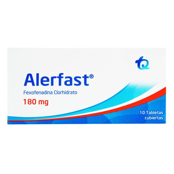 ALERFAST 180 MGS 10 TABLETAS