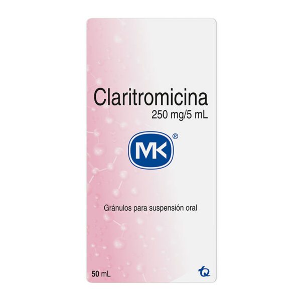 CLARITROMICINA 250 MG SUSP MK
