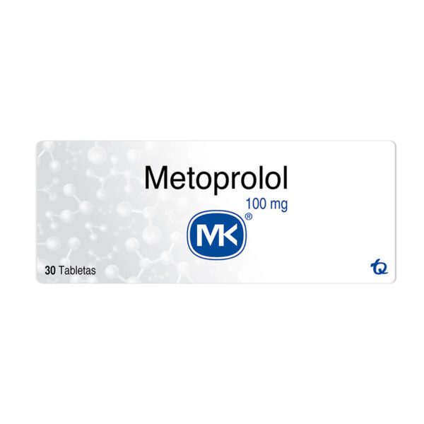 METOPROLOL 100 MG 30 TAB MK