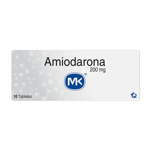 Amiodarona 200 Mg 10 Tabletas Mk