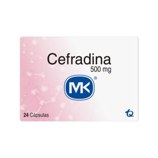 Cefradina 500 Mg 24 Cápsulas Mk