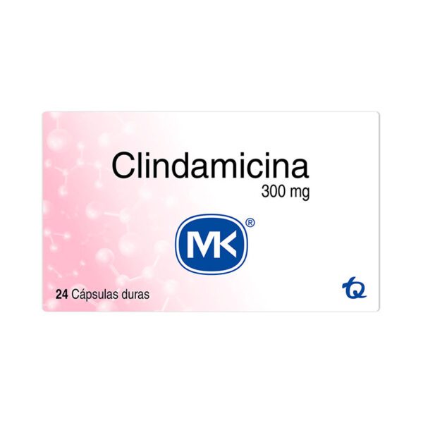 CLINDAMICINA 300 MG 24 CAP MK