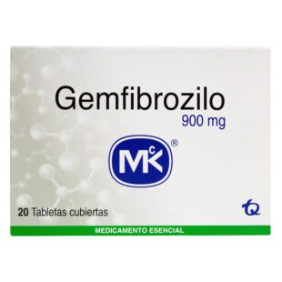 Gemfibrozilo 900 Mg 20 Tabletas Mk
