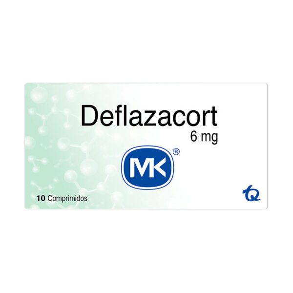 DEFLAZACORT 6 MGS X 10 TBA MK