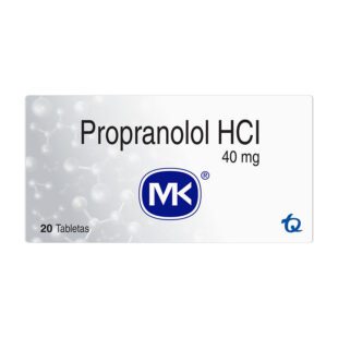 Propranolol 40 Mg 20 Tabletas Mk