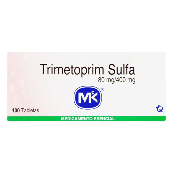 TRIMETOPRIM SULFA 80/400 MG 100 TAB MK