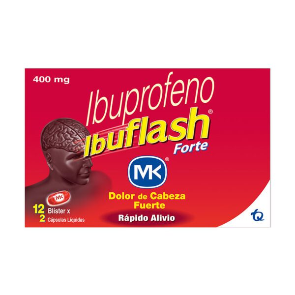 IBUFLASH 400 GMS X 24 CAP FORTE