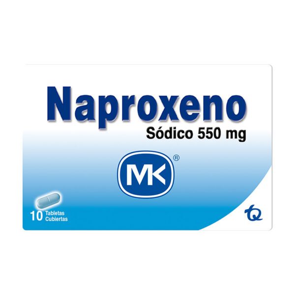 NAPROXENO 550 MG 10 TAB MK
