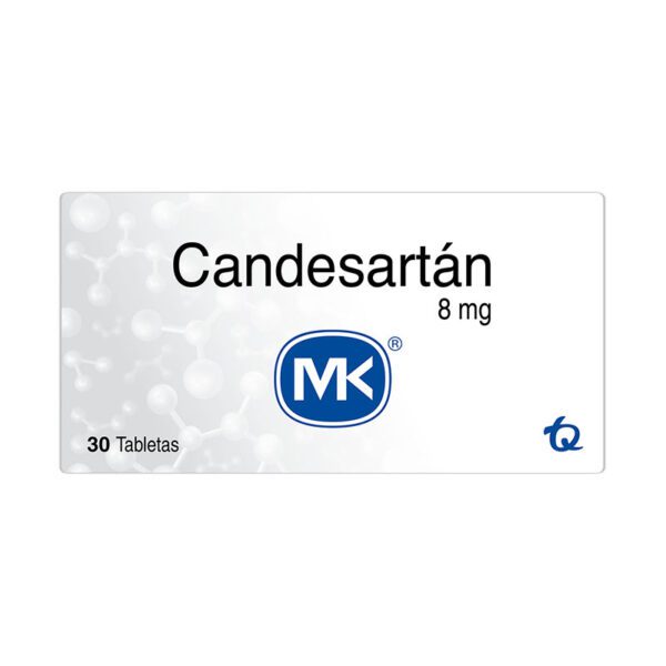 CANDESARTAN 8 MGS 30 TAB MK