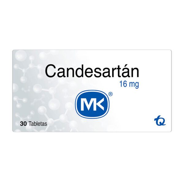 CANDESARTAN 16 MG 30 TAB MK