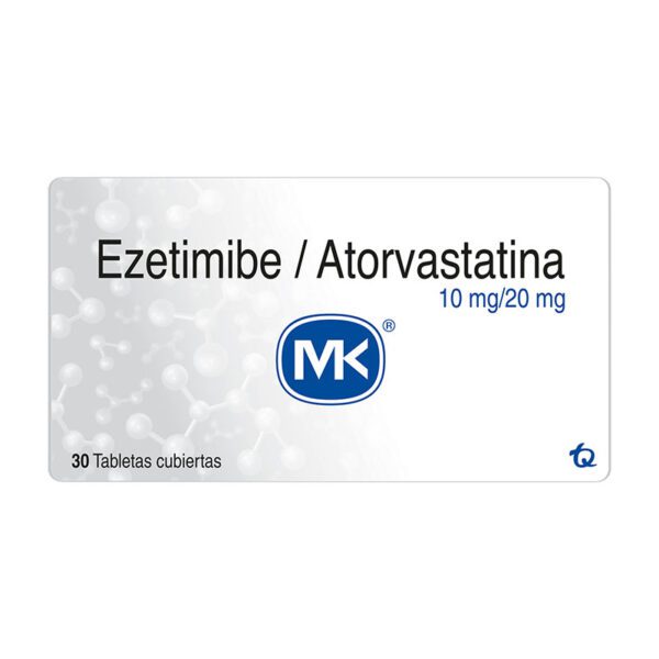 EZETIMIDE/ATORVASTATINA 10/20 MG 30 TAB