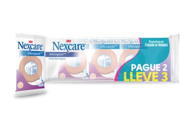 MICROPORE PIEL 12X3 3M BOLSA