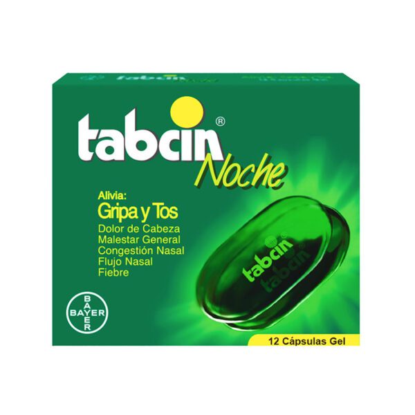 Tabcin Noche Liquid Gel 12 Capsulas