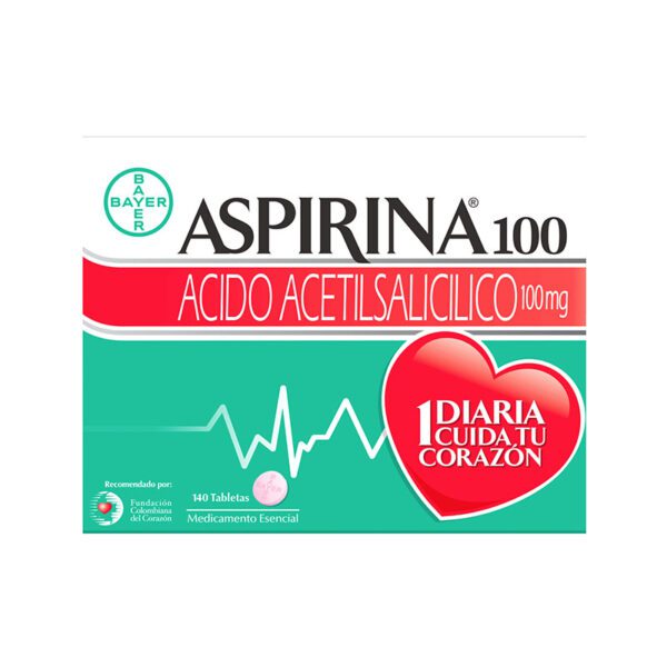 ASPIRINA 100 MG 140 TAB NI OS