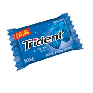 CHICLE TRIDENT 60 UNI MENTA