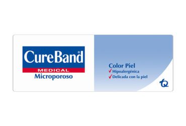 MICROPORE CURE BAND 1X10 YD PIEL
