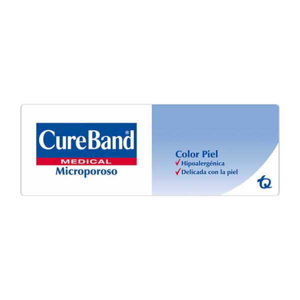 MICROPORE CURE BAND 1X10 YD PIEL