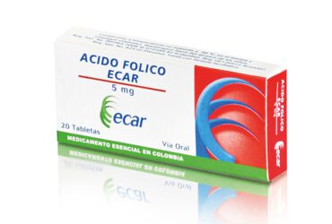ACIDO FOLICO 5 MG 20 TAB ECAR