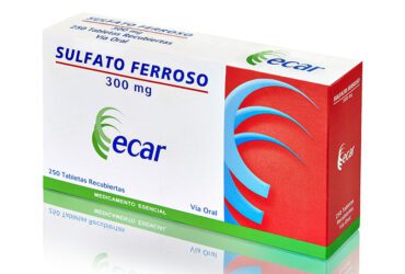 SULFATO FERROSO 300 MGS 250 TAB ECAR