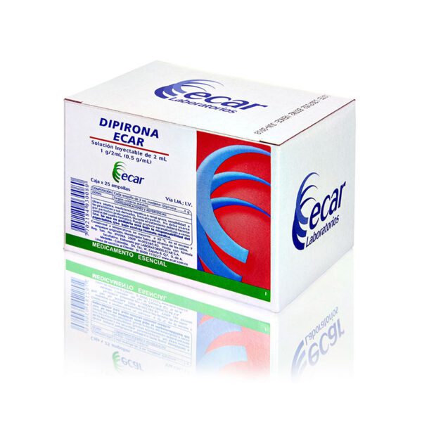DIPIRONA 2 ML 25 AMPOLLAS ECAR