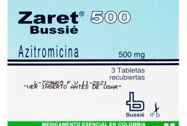 Zaret 500 Mg 3 Tabletas (3%+)