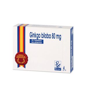 Ginkgo Biloba 80 Mg 20 Tabletas Rc