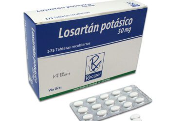 Losartán 50 Mg 375 Tabletas Rc