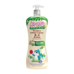 Shampoo Y Baño Arrurru Naturals 2En1 Avena 800Ml