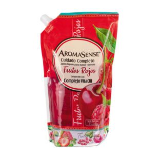 JABON AROMASENSE 800 ML FRUTOS ROJOS DOY