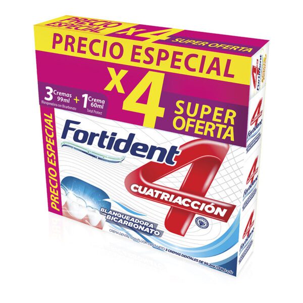 Crema Fortident Blanqueamiento 99.2 Ml Pague 2 Lleve 3
