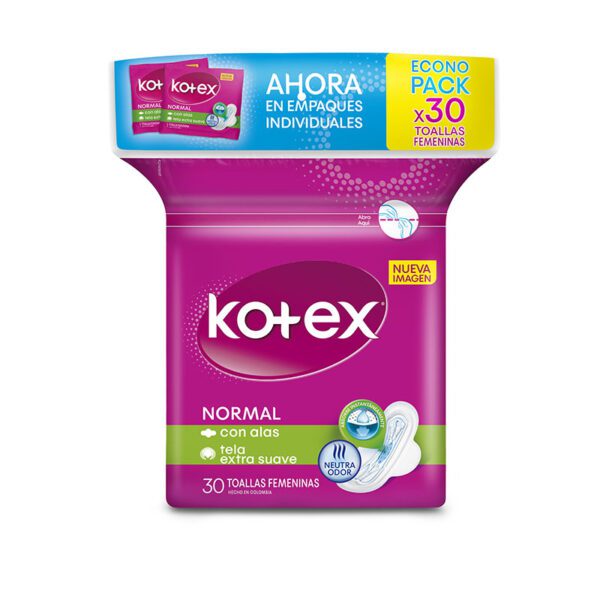 TOA/ KOTEX 30 UNI NORMAL TELA