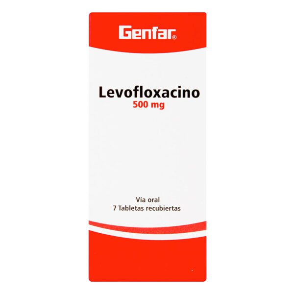 LEVOFLOXACINO 500 MG 7 TAB GF
