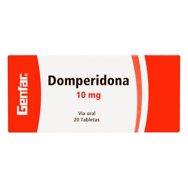 DOMPERIDONA 10 MGS X 20 TAB GF