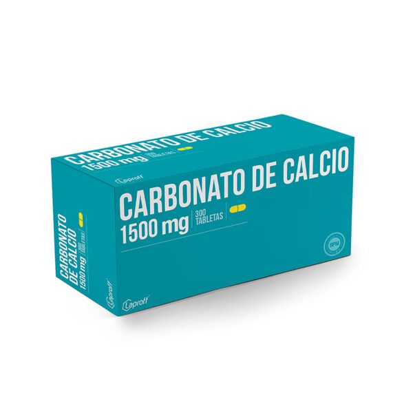 Carbonato De Calcio 1500/600 Mg 300 Tabletas Lp