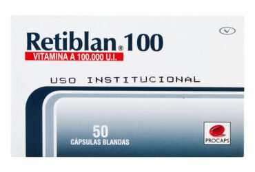 RETIBLAN 100 MGS 50 CAP