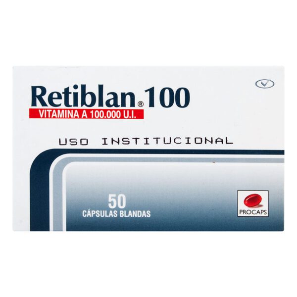 RETIBLAN 100 MGS 50 CAP