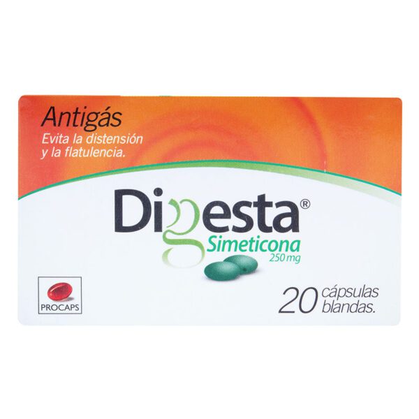 DIGESTA 250MG 20 CAP PC