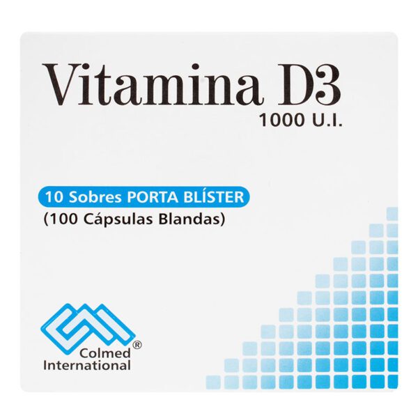 VITAMINA D3 1000 UI 100 CAP 10 SBS