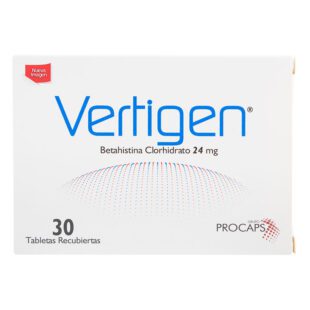 Vertigen 24 Mg 30 Tabletas (Pae)
