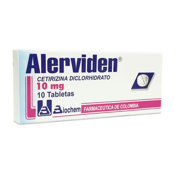 ALERVIDEN 10 MG 10 TAB