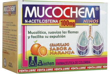 Mucochem 100 Mg Niños 30 Sobres